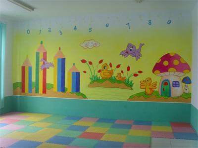 幼儿园手绘墙画
