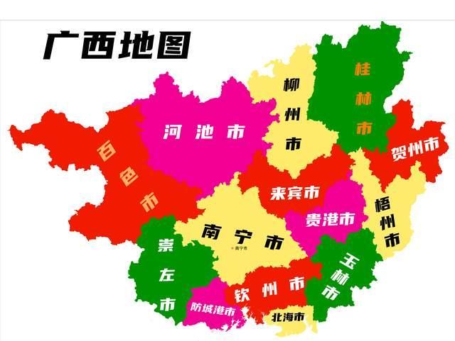 广西有多少个市多少县