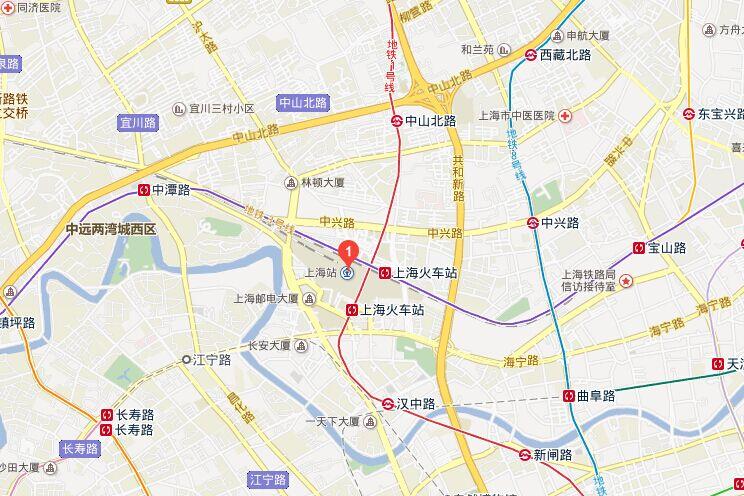 上海站在哪个区的相关图片