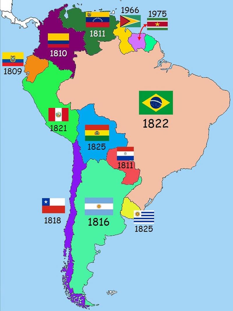 南美有哪些国家的相关图片